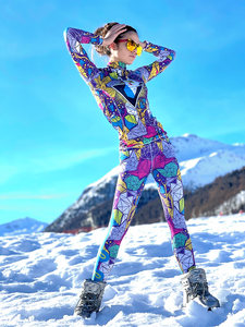 Psycho Deer - pantaloni termici da snowboard da donna strato base